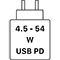 4.5 - 54 W